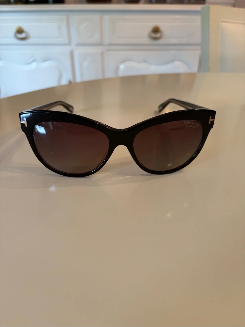 Tom Ford Black Lily 56mm Cat-Eye Sunglasses TF430